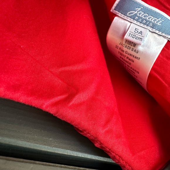 NWOT Red Jacadi dress size 5Y - Picture 4 of 9